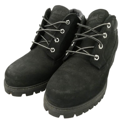 Timberland ティンバーランド 73537 CLASSIC OX クラシックオックスフォード スエード レザー ショートブーツ ブラック系 25cm【中古】
