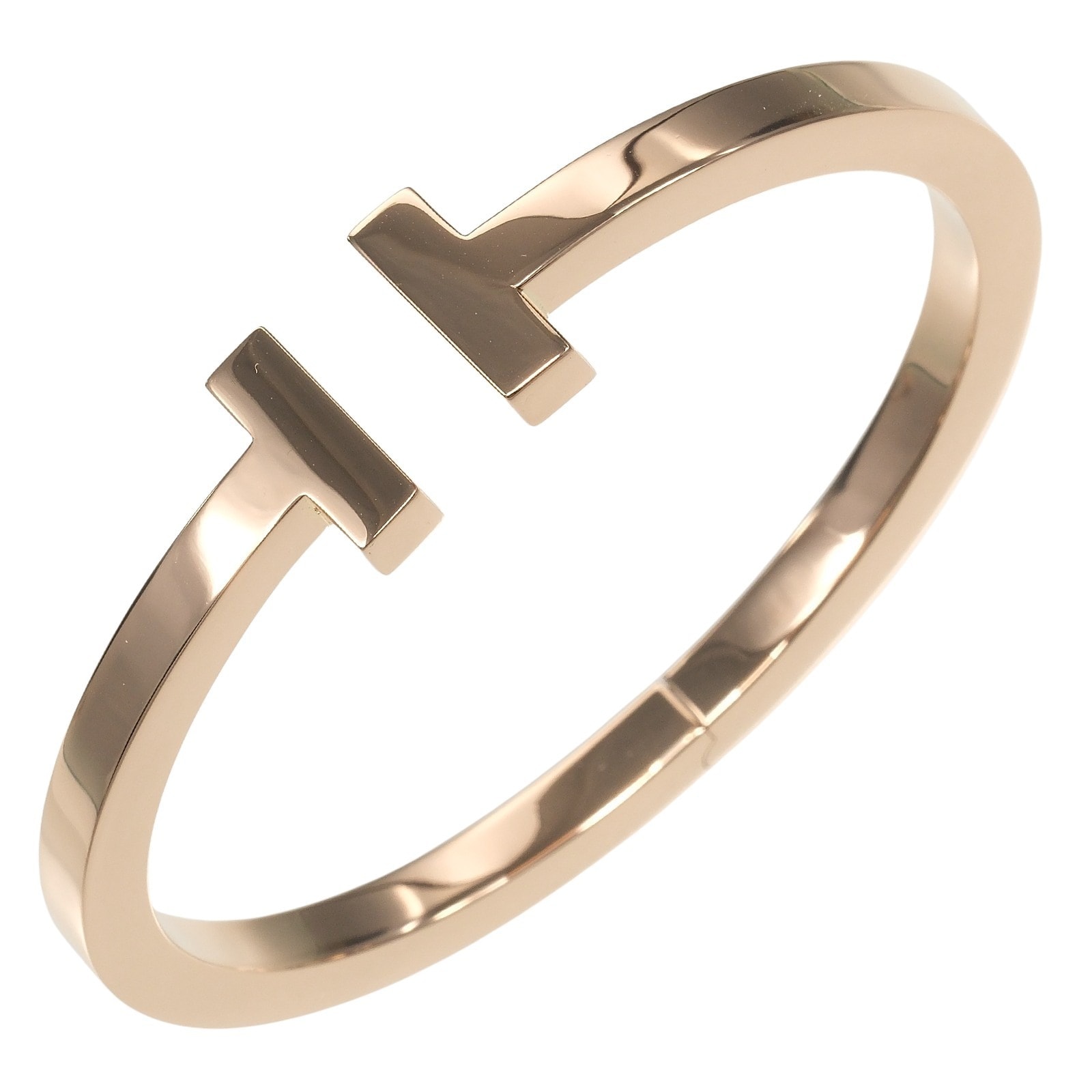 ティファニー Tスクエア 内周約16.3cm レディースブレスレット