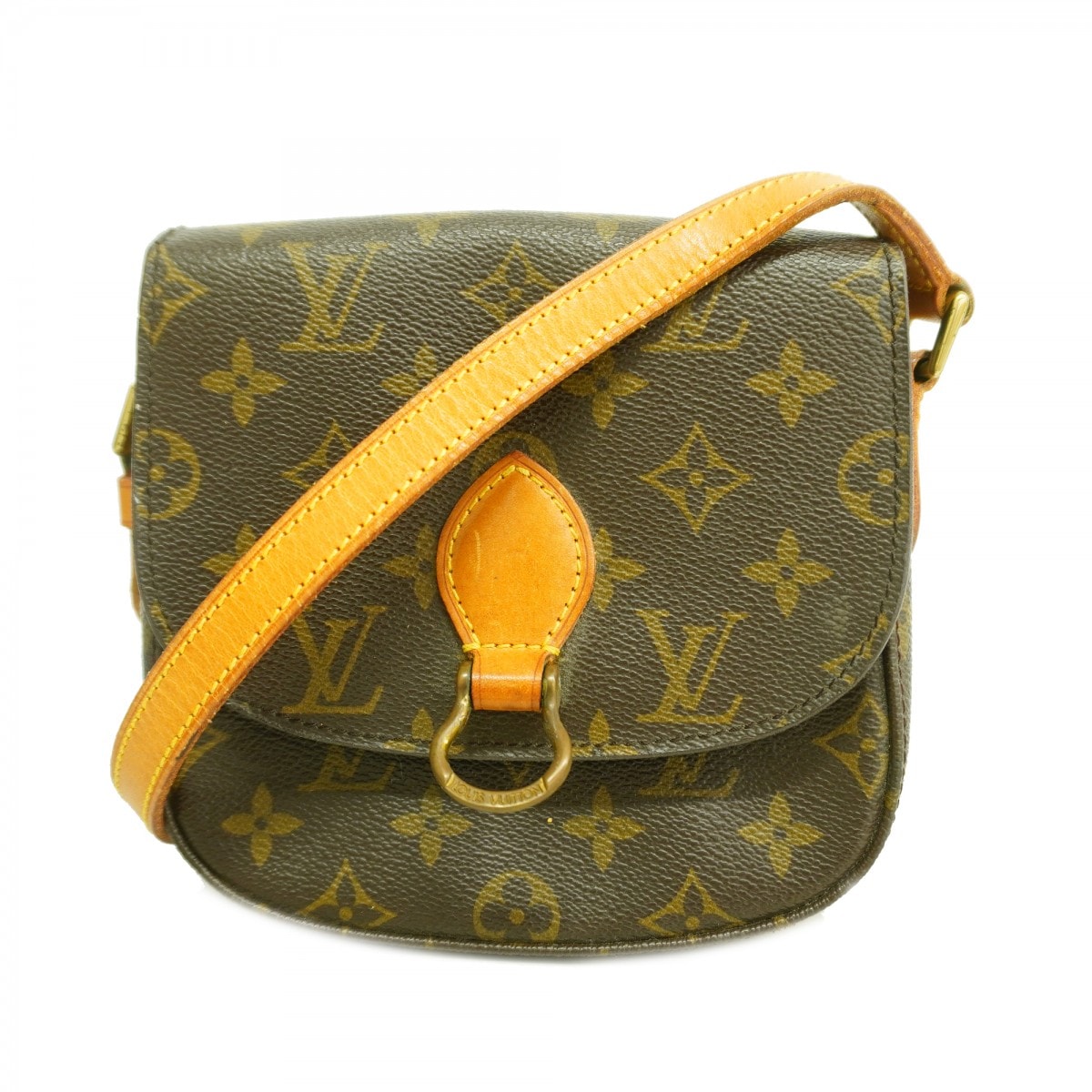 ★最終価格【6cd4413】ルイヴィトン ショルダーバッグ モノグラム ミニサンクルー M51244 ブラウン【中古】レディース
