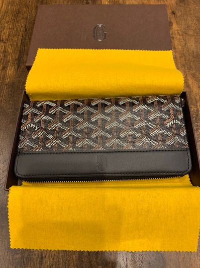 Goyard Matignon GM Wallet "Black"