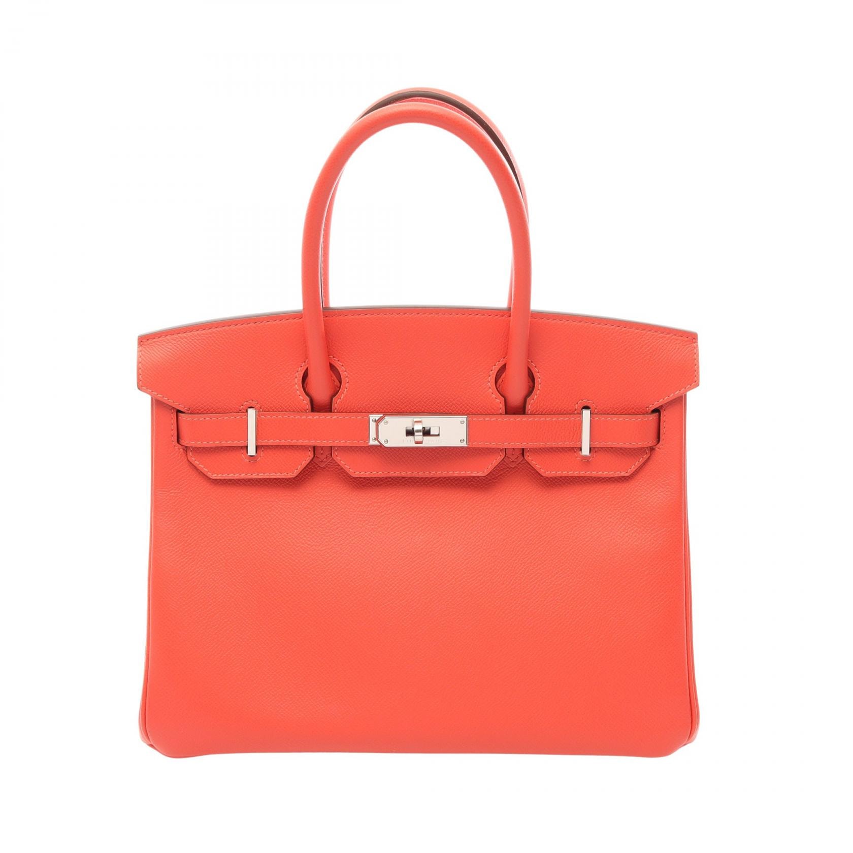 エルメス HERMES バーキン30 ローズジャイプール ハンドバッグ バッグ ヴォーエプソン ヴォーエプソン ピンク A刻印(2017年製造) レディース ピンク系 【中古】