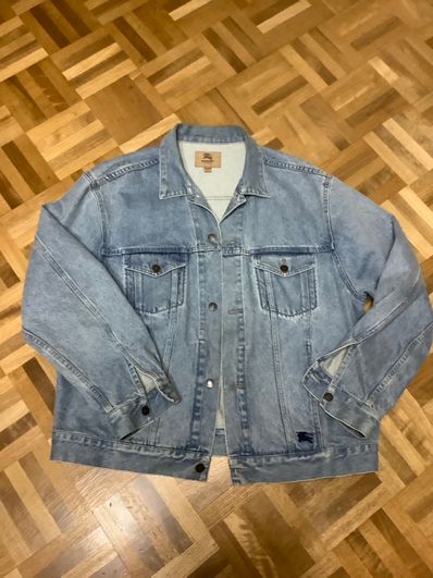 Supreme / Burberry Denim Trucker Jacket "Blue"