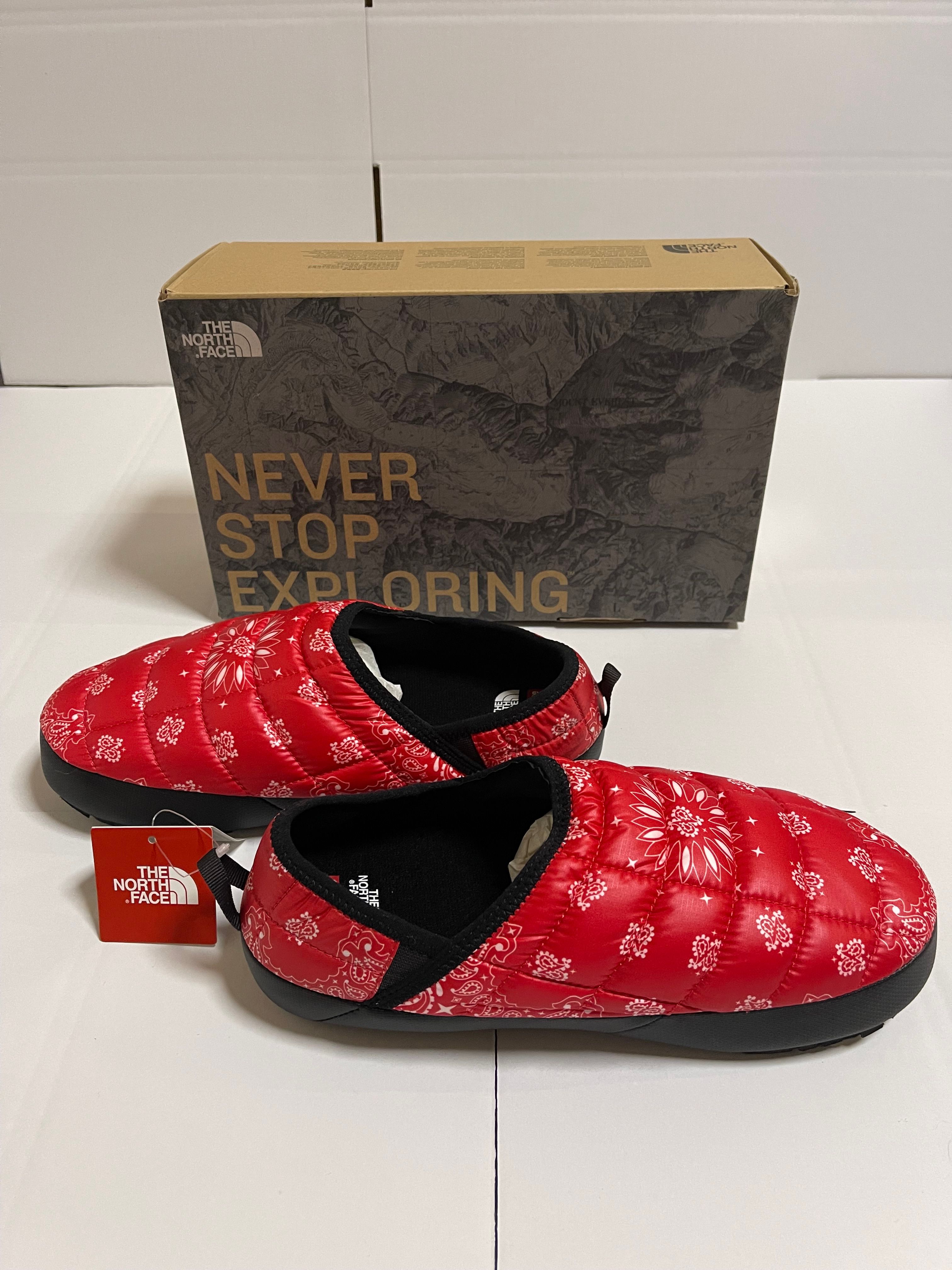 シュプリーム ザ ノースフェイス 14FW バンダナ レッド