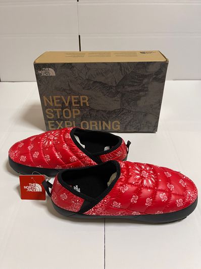 シュプリーム ザ ノースフェイス 14FW バンダナ レッド