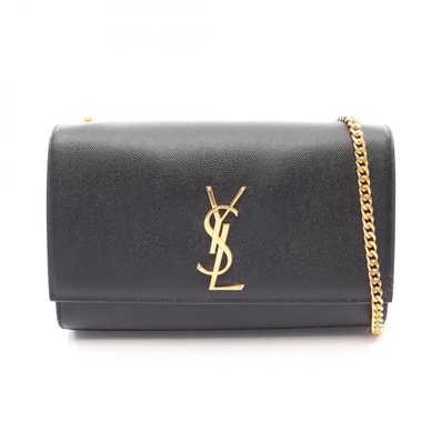 サンローランパリ SAINT LAURENT PARIS ケイト ショルダーバッグ バッグ レザー レディース ブラック系 364021BOW0J1000 【新品】