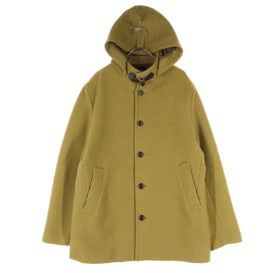 BEAMS HEART ビームスハート 長袖 コート L ブラウン フーディー