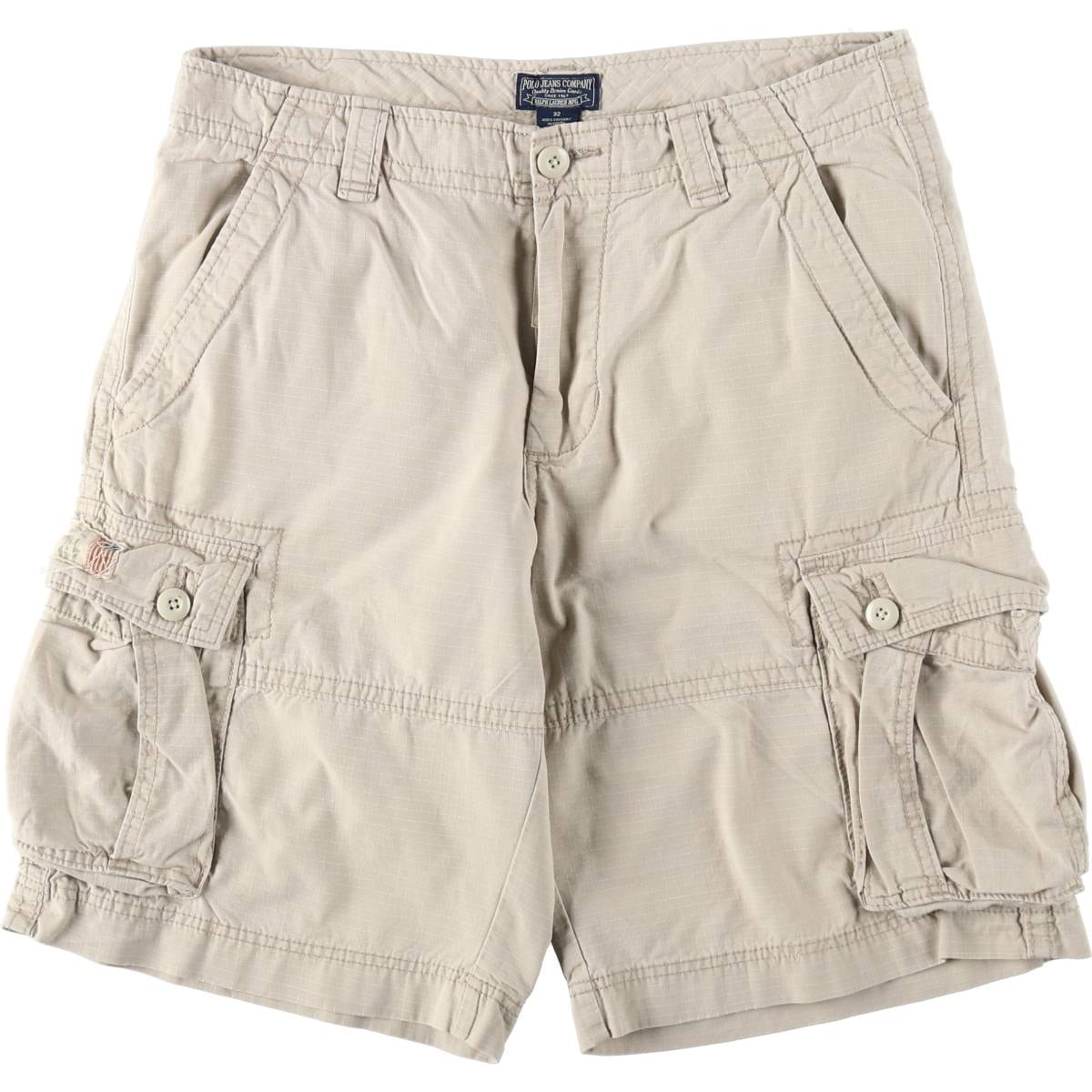 古着 ラルフローレン Ralph Lauren POLO JEANS COMPANY リップストップ カーゴショーツ ハーフパンツ メンズw35相当/eaa657210