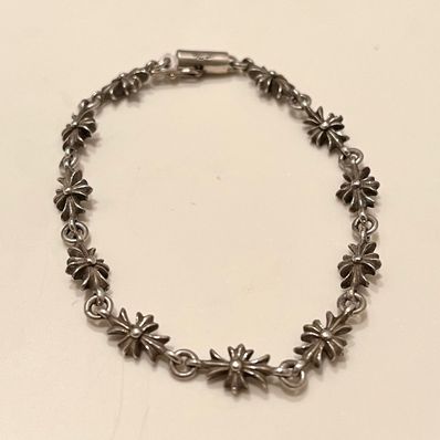 Chrome Hearts Tiny E CH Plus Bracelet 13Link "Silver"