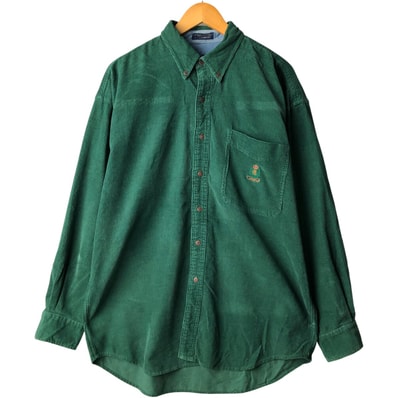 古着 80年代 ラルフローレン Ralph Lauren CHAPS チャップス 長袖 ボタンダウン コーデュロイシャツ メンズL相当 ヴィンテージ/eaa603809