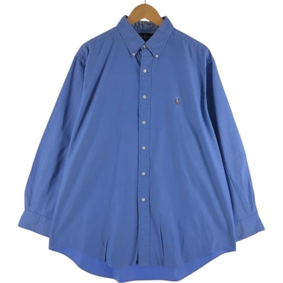 古着 ラルフローレン Ralph Lauren YARMOUTH 長袖 ボタンダウンシャツ メンズXL相当/eaa536240