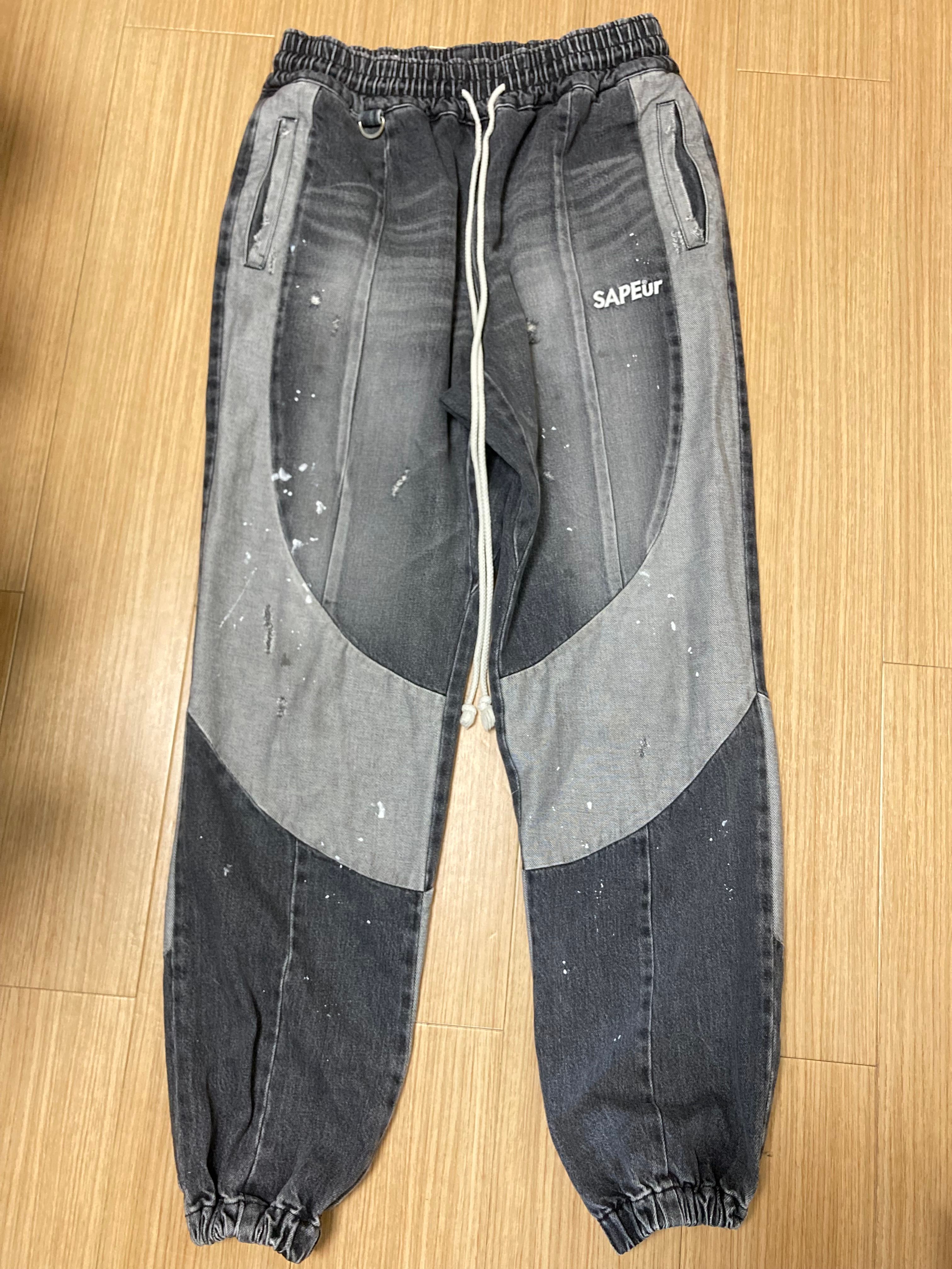SAPEur DENIM TRACK PANTS "Indigo"
