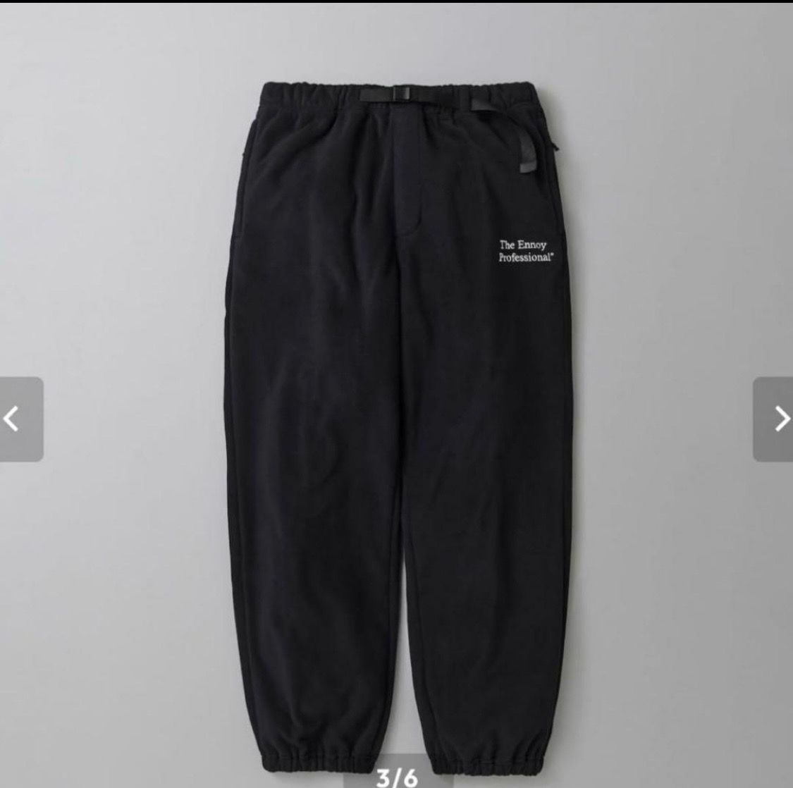 エンノイ 24AW ポーラテック フリース セット アップ (パンツのみ) "ブラック"
