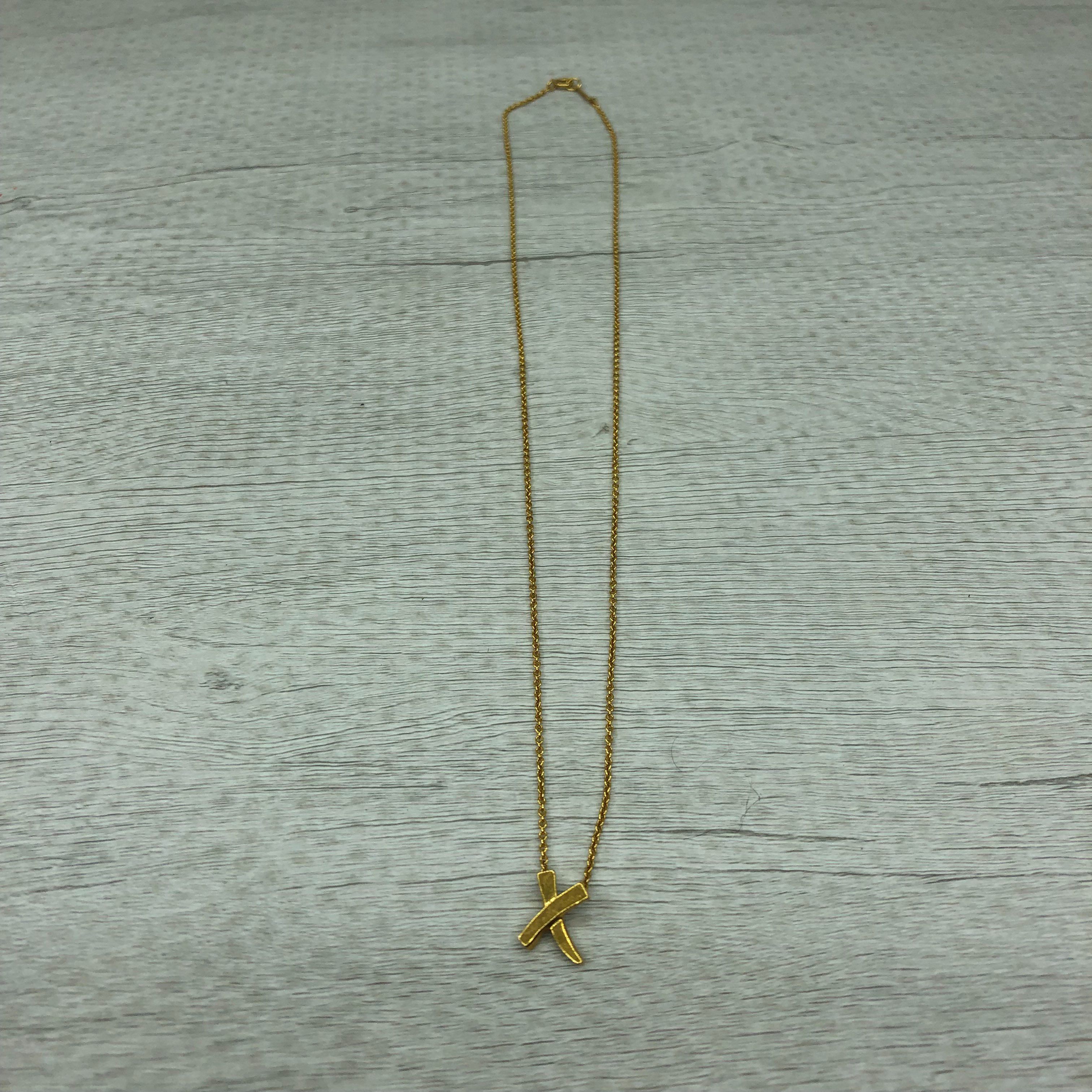 ティファニー キス YG 750 2.3g ネックレス