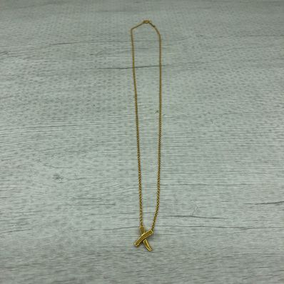 ティファニー キス YG 750 2.3g ネックレス