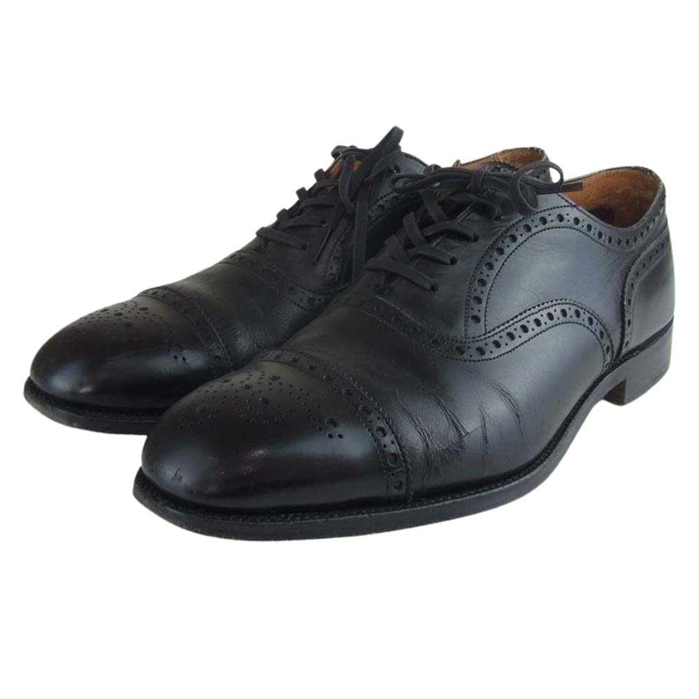 CHURCH'S チャーチ その他靴 オールド セミブローグ シューズ ブラック系 実寸25.5cm程度【中古】