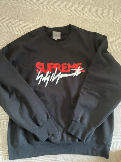 Supreme x Yohji Yamamoto Crewneck "Black"