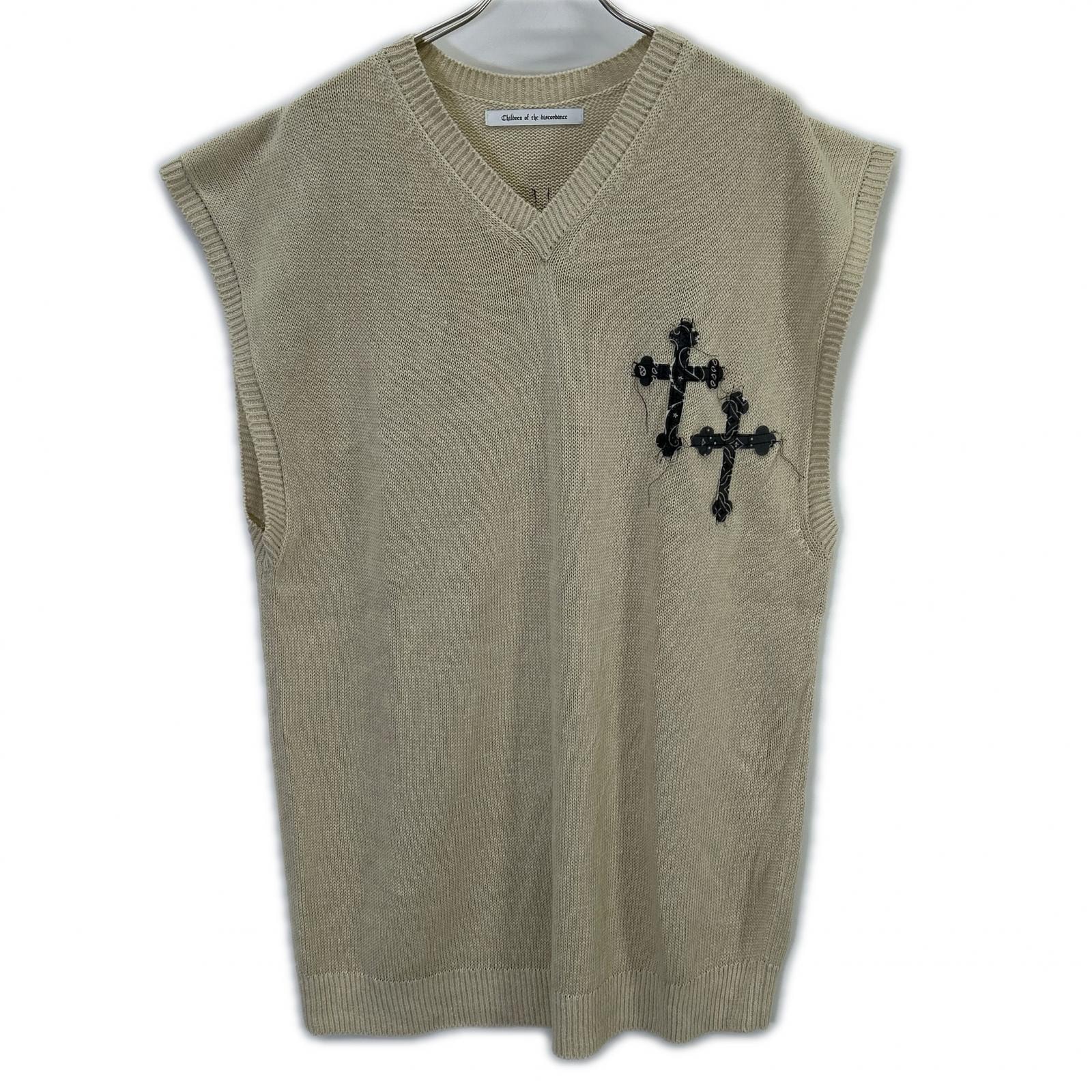 チルドレンオブザディスコーダンス COTDKN-632 ベージュ ノースリーブベスト 3