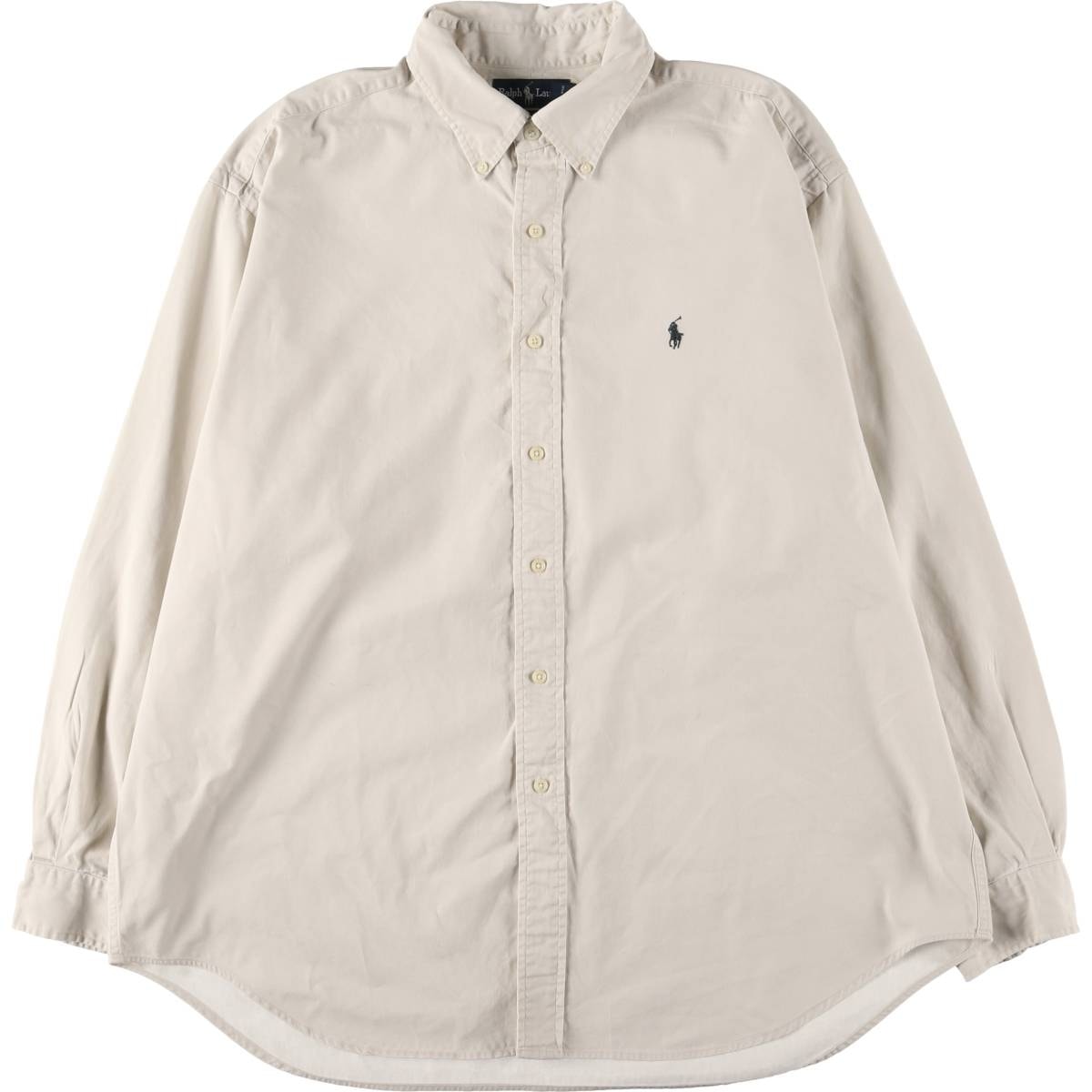 古着 ラルフローレン Ralph Lauren BLAKE 長袖 ボタンダウンシャツ メンズXL相当/eaa537566