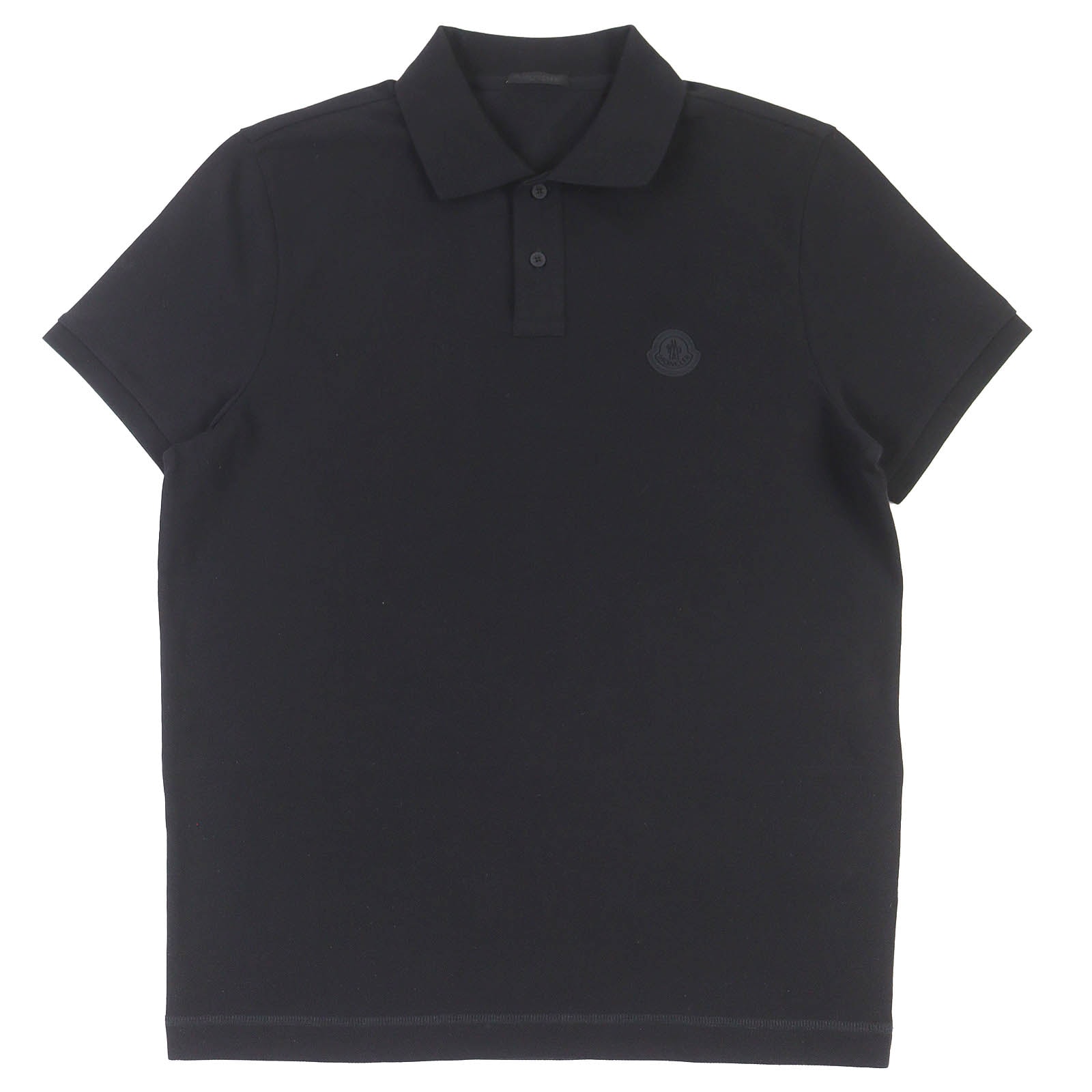 未使用に近い】極美品 モンクレール 半袖ポロシャツ ロゴワッペン M