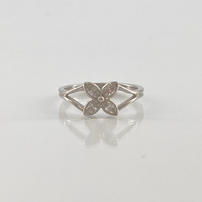 TIFFANY&Co.(ティファニー) ビクトリア ダイヤモンド PT950 リング・指輪 2.49g シルバー