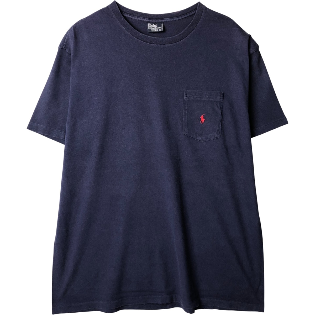 古着 ラルフローレン Ralph Lauren POLO by Ralph Lauren 半袖 ワンポイントロゴポケットTシャツ USA製 メンズL相当/eaa589464