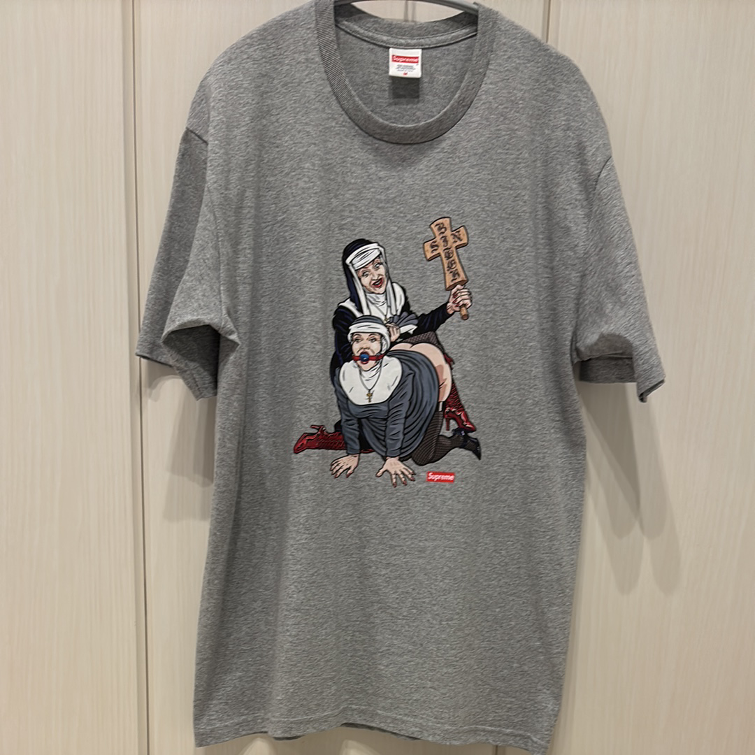 Supreme Nuns Tee "Heather Grey"