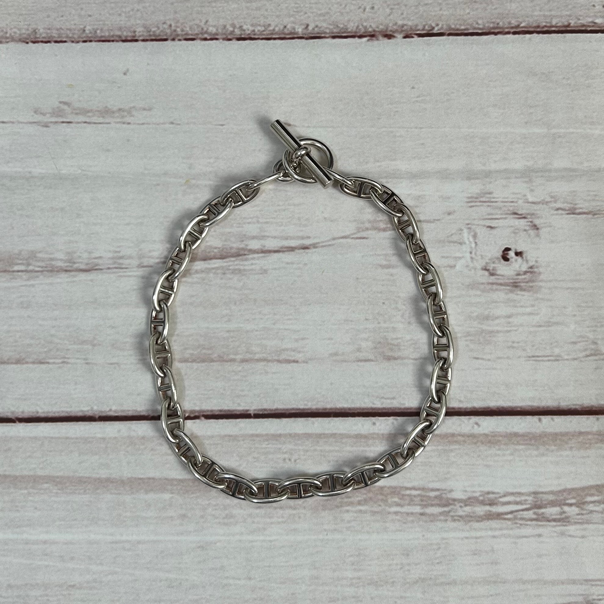 Hermes Chaine D'ancre GM Necklace Large Model "Silver"