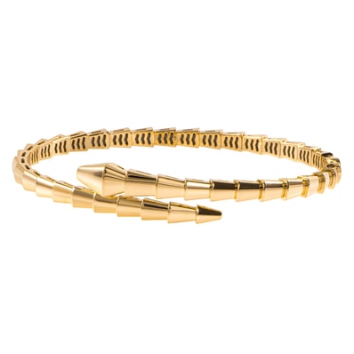BVLGARI ブルガリ セルペンティ ヴァイパー バングル 360718 ブレスレット K18YG ゴールド【中古】