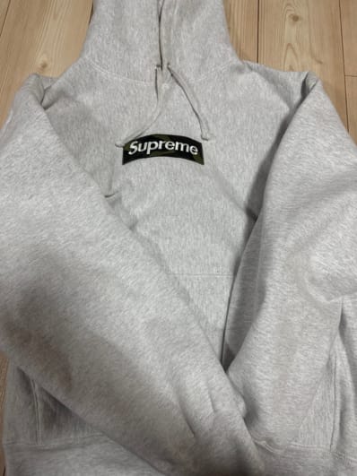 Supreme Box Logo Hooded Sweatshirt "Ash Grey" (23FW)