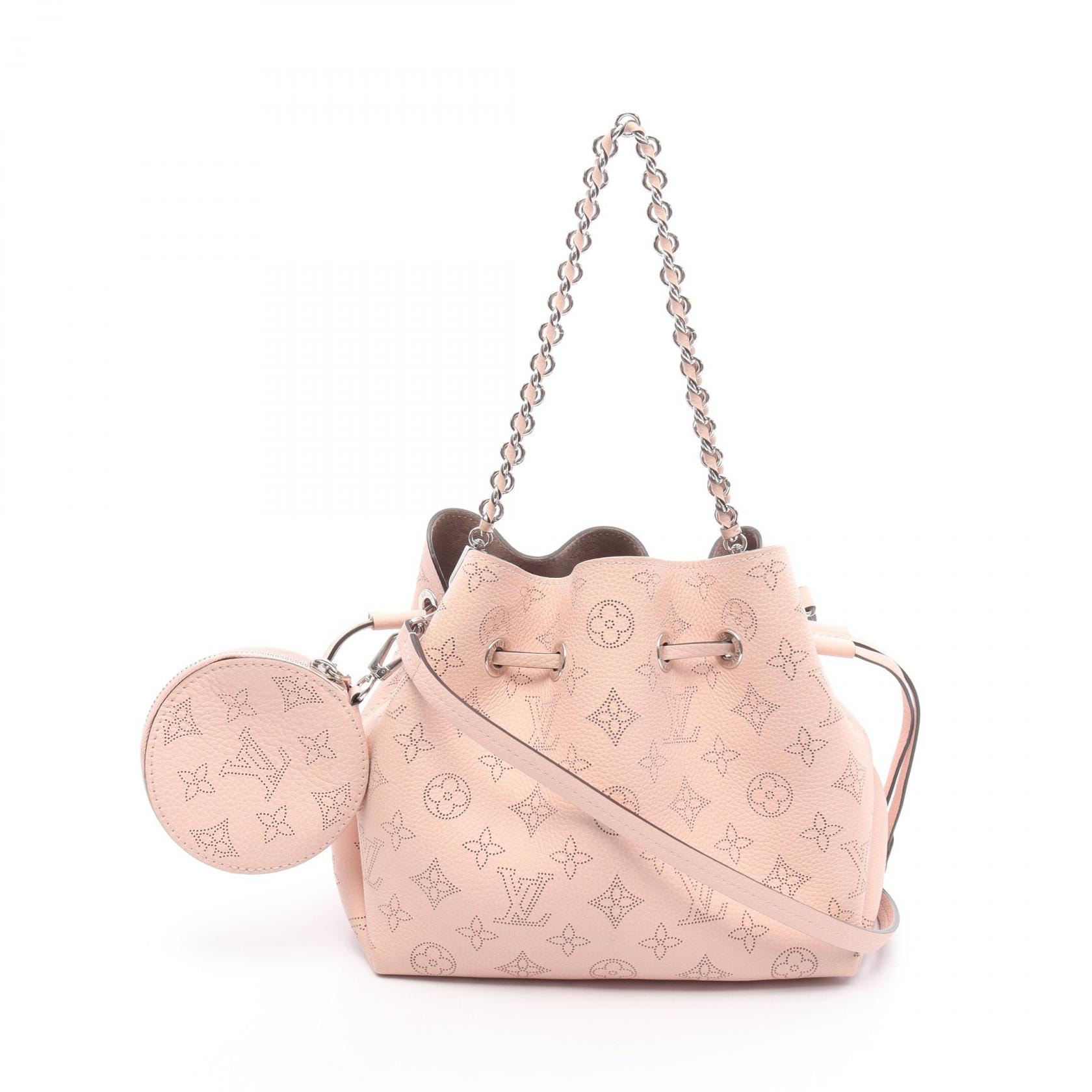 ルイ・ヴィトン LOUIS VUITTON ベラ ハンドバッグ バッグ レザー マヒナ ローズジャスミン レディース ピンク系 M23195 【中古】