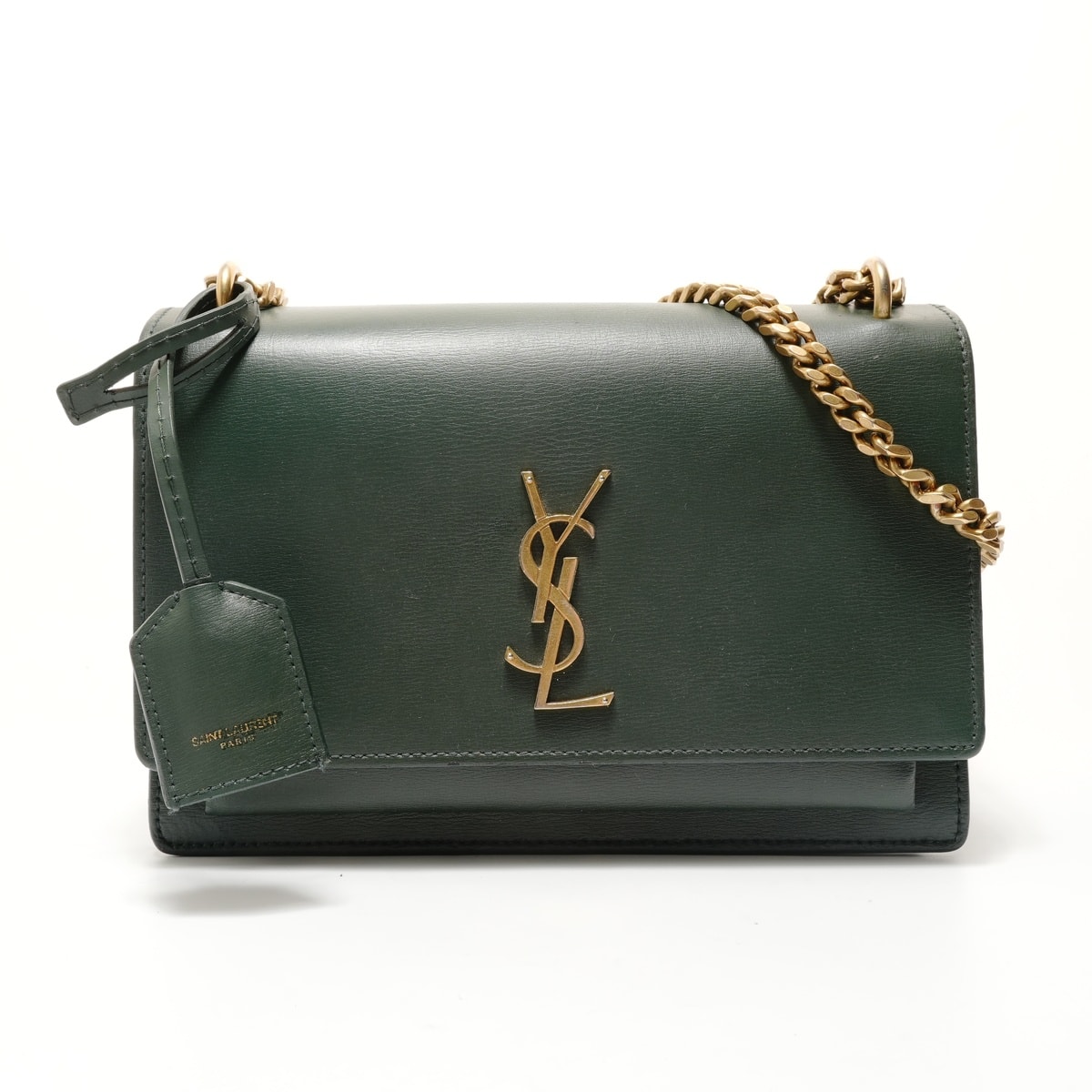 イヴ・サンローラン YSL サンセット YSL ショルダーバッグ【中古】