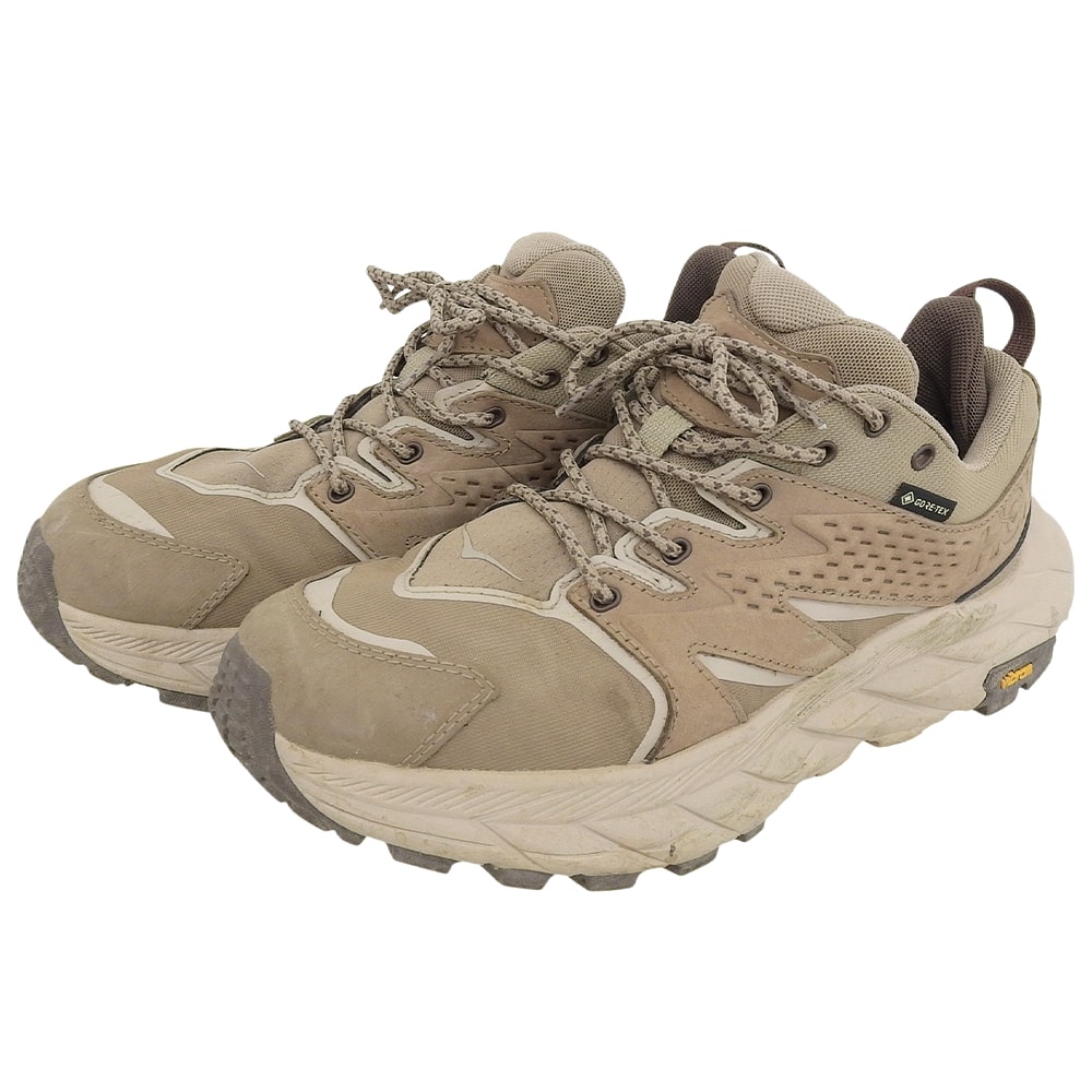 ホカオネオネ アナカパロー トレッキングシューズ メンズ ベージュ 25.5cm 1122017 25.5