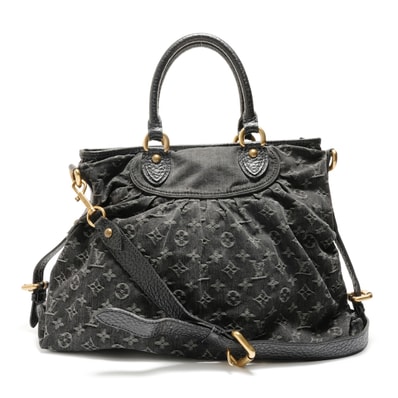 ヴィトン LV 2005年製 ネオカヴィGM デニム ショルダーバッグ【中古】