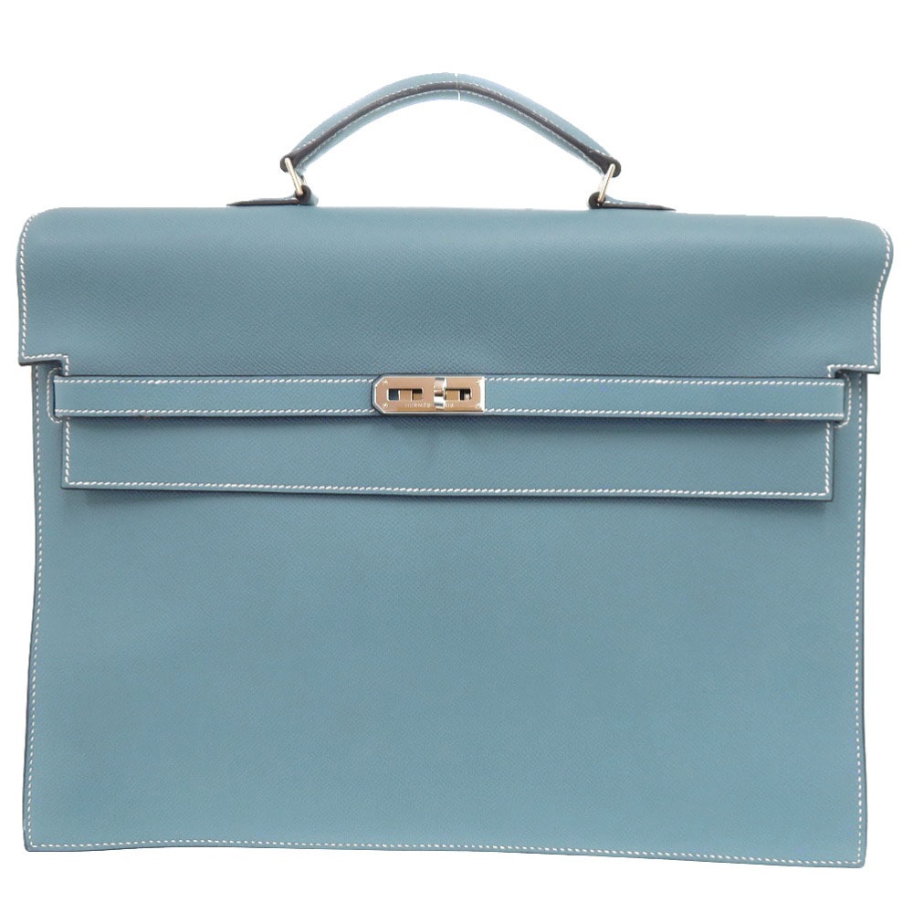 エルメス  ケリーデペッシュ38   ヴォーエプソン  ブルージー