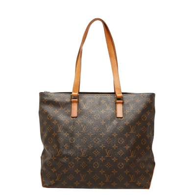 ルイ ヴィトン モノグラム カバメゾ トートバッグ ショルダーバッグ M51151 ブラウン PVC レザー レディース LOUIS VUITTON 【中古】