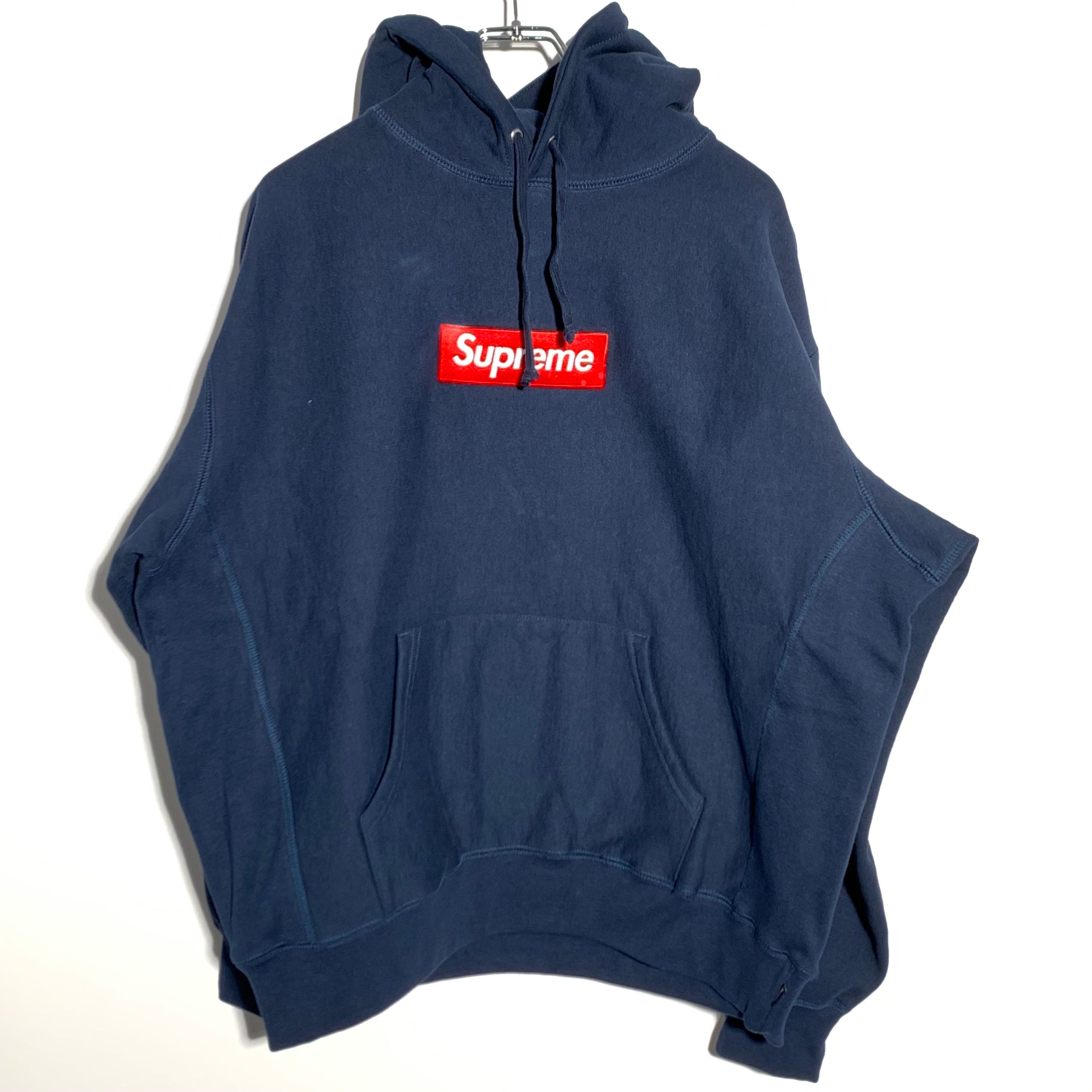 Supreme Box Logo Hooded Sweatshirt "Navy" (24FW)