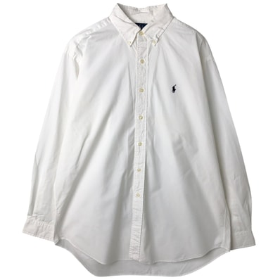 古着 ラルフローレン Ralph Lauren BLAKE 長袖 ボタンダウンシャツ メンズL相当/eaa609633