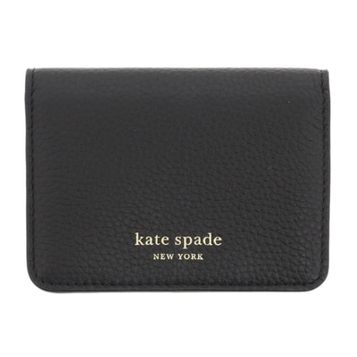 Kate Spade ケイトスペード 名刺入れ アヴァ ビジネス カード ケース カードケース KD947 牛革 ブラック レディース【中古】