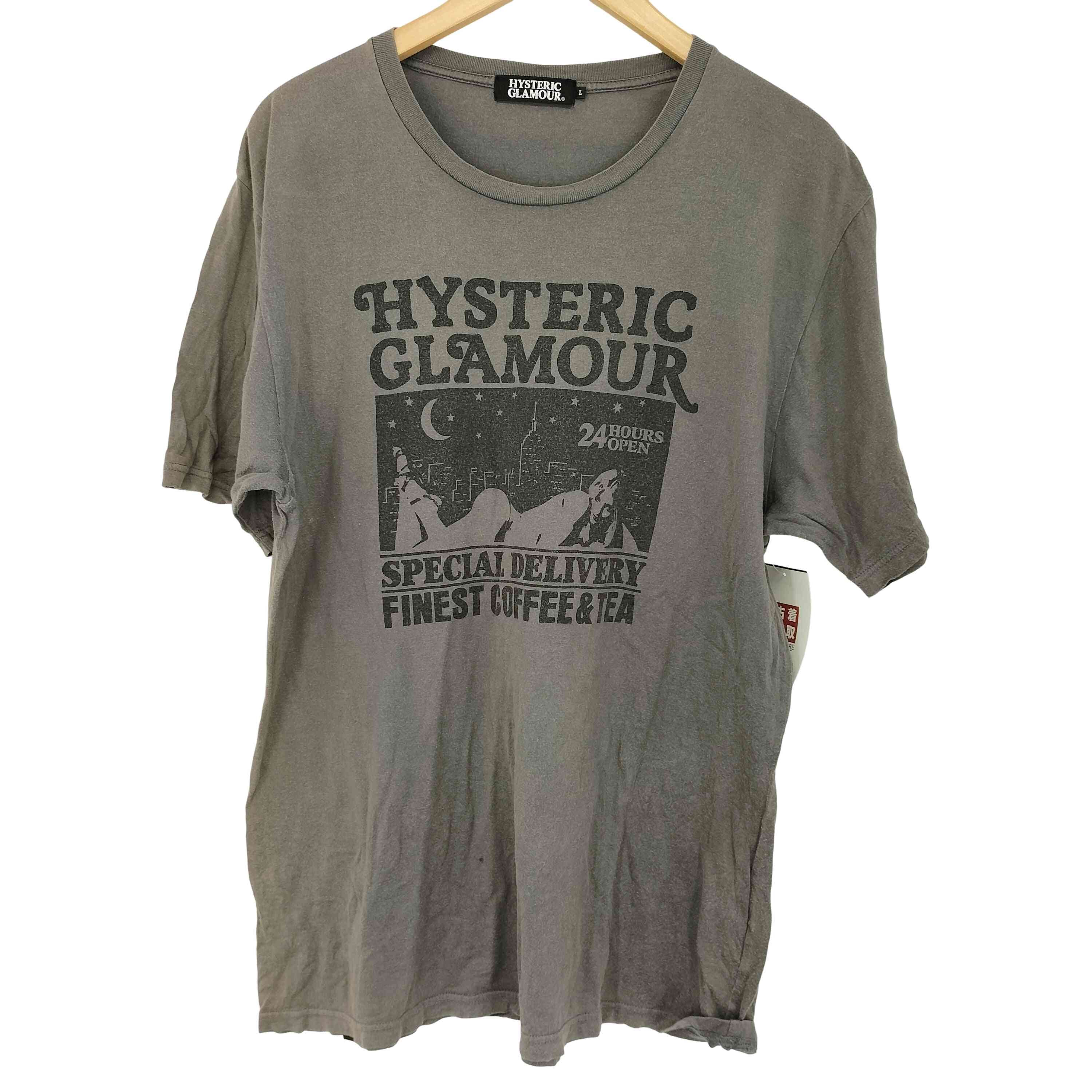 プリントクルーネックTシャツ【1142279869298】