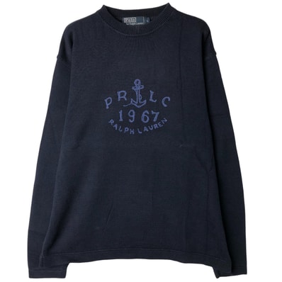 古着 ラルフローレン Ralph Lauren POLO by Ralph Lauren コットンニットセーター メンズL相当/eaa399968