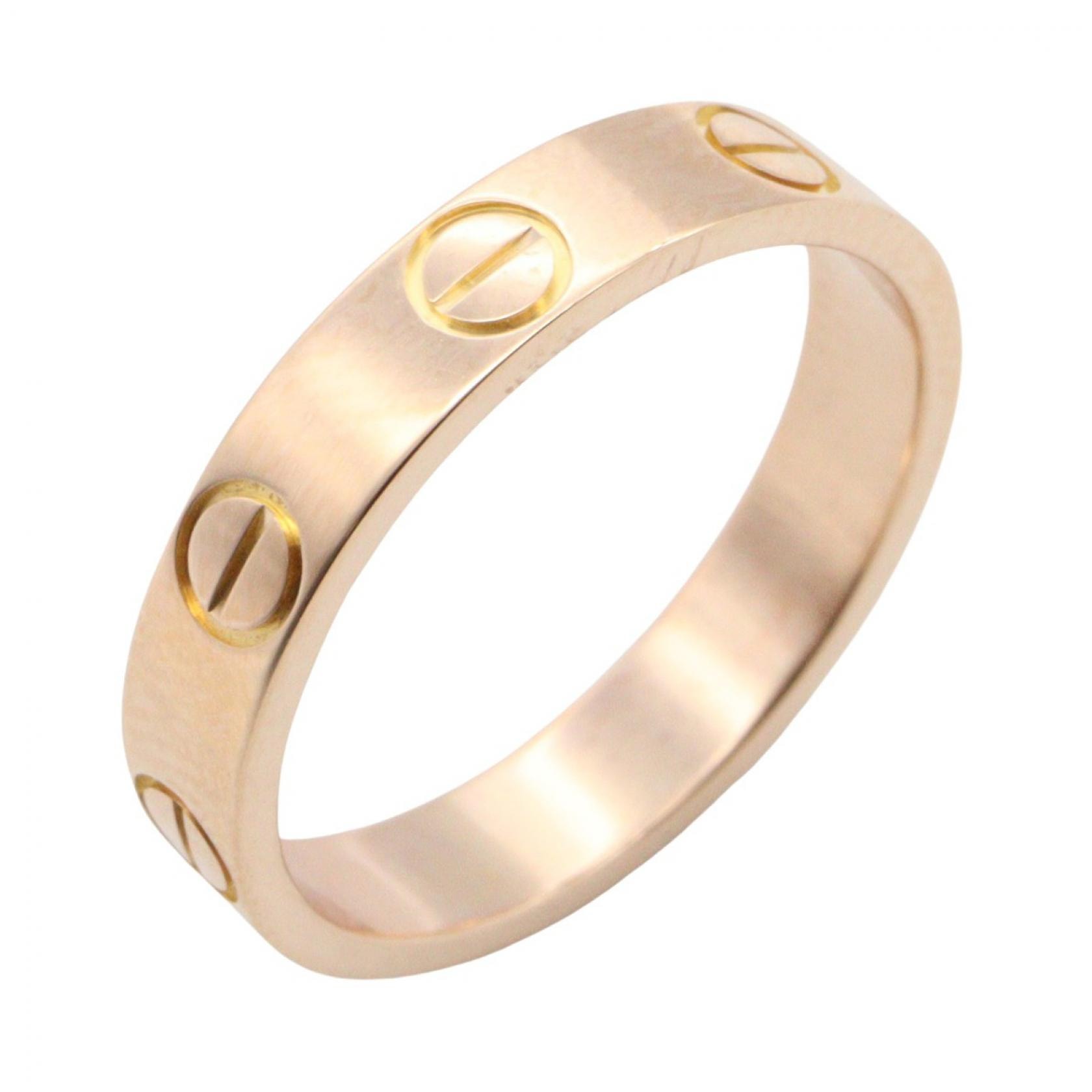 カルティエ CARTIER ミニラブリング リング・指輪 ジュエリー K18PG(ピンクゴールド) メンズ レディース ゴールド系 B4085248 【中古】