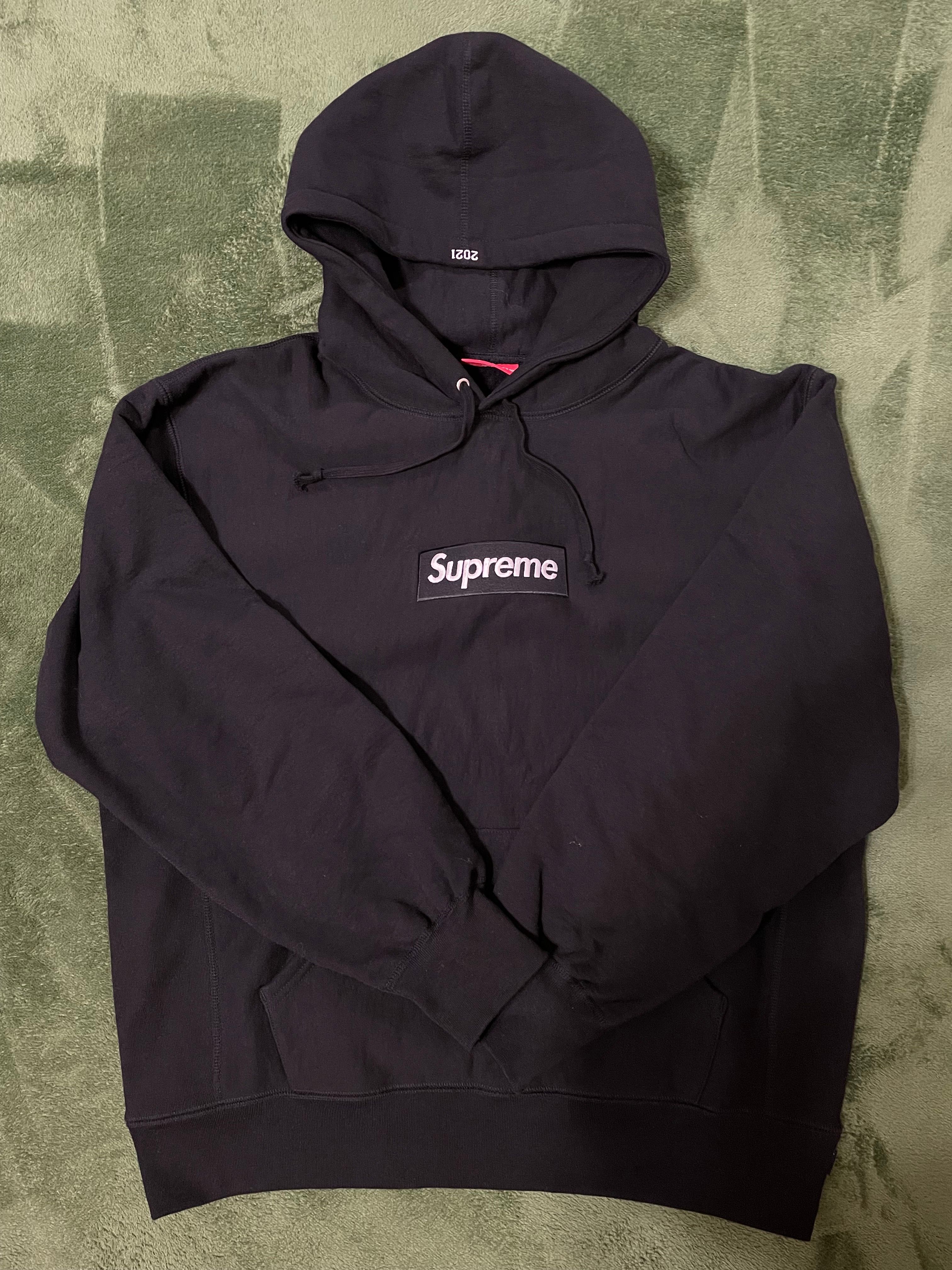 Supreme Box Logo Hooded Sweatshirt "Black" (21FW)