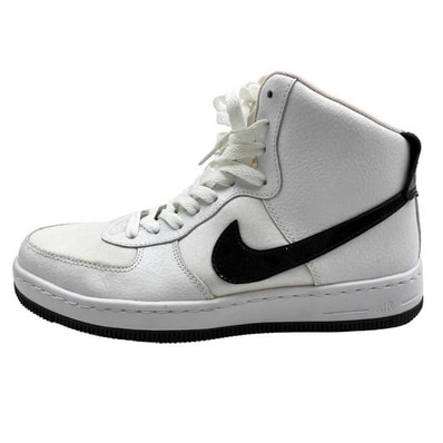 NIKE ナイキ スニーカー 654851-101 AIR FORCE 1 AF1 ULTRA FORCE MID エアフォース1 ウルトラフォース ハイカット スニーカー ホワイト系 24.5cm【中古】