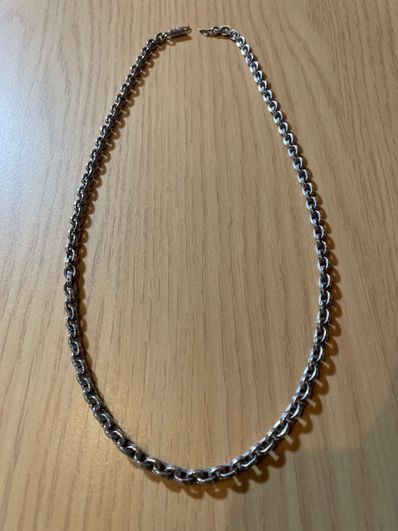 Chrome Hearts Paper Chain Necklace 50cm (20inch) "Silver"