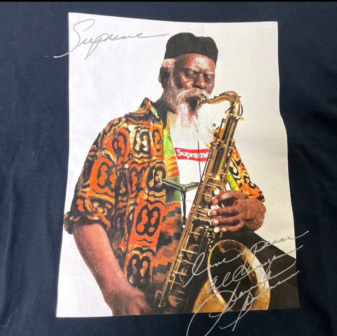 Supreme Pharoah Sanders Tee "Navy"