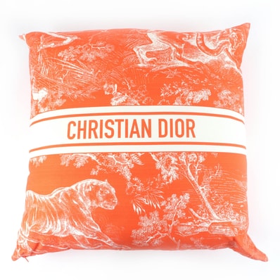 極美品 クリスチャンディオール クッション オレンジ HYP02RCO0U