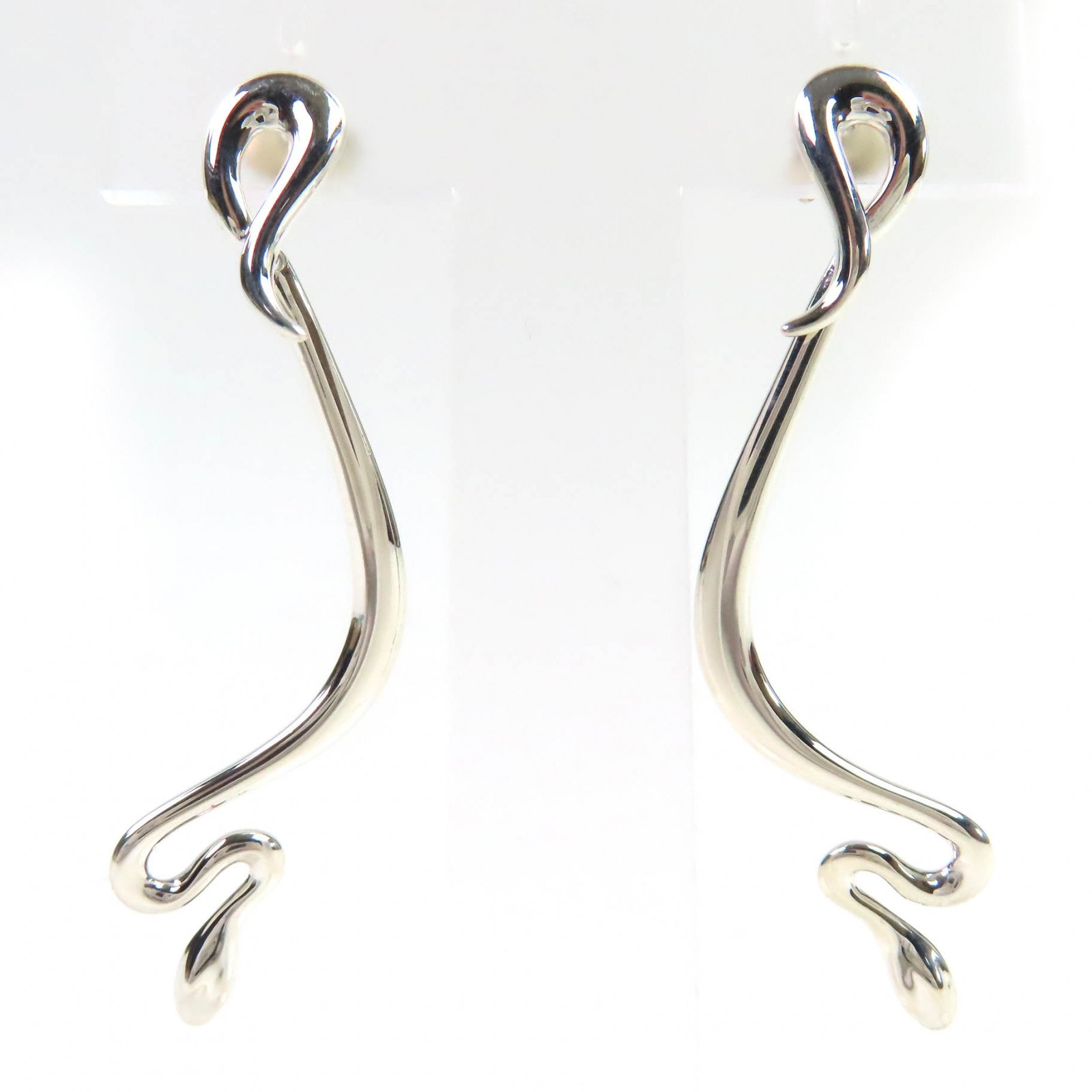 極美品 ティファニー
 ピアス スイング スネーク ピアス シルバー レディース