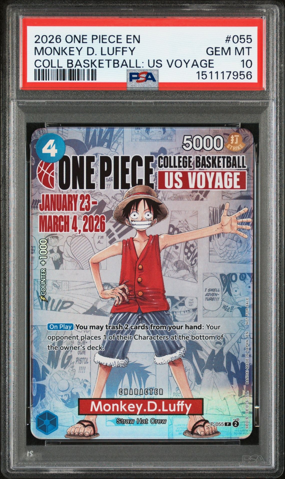 モンキー・D・ルフィ：P (未開封) [P-055]【英語版】(プロモーション