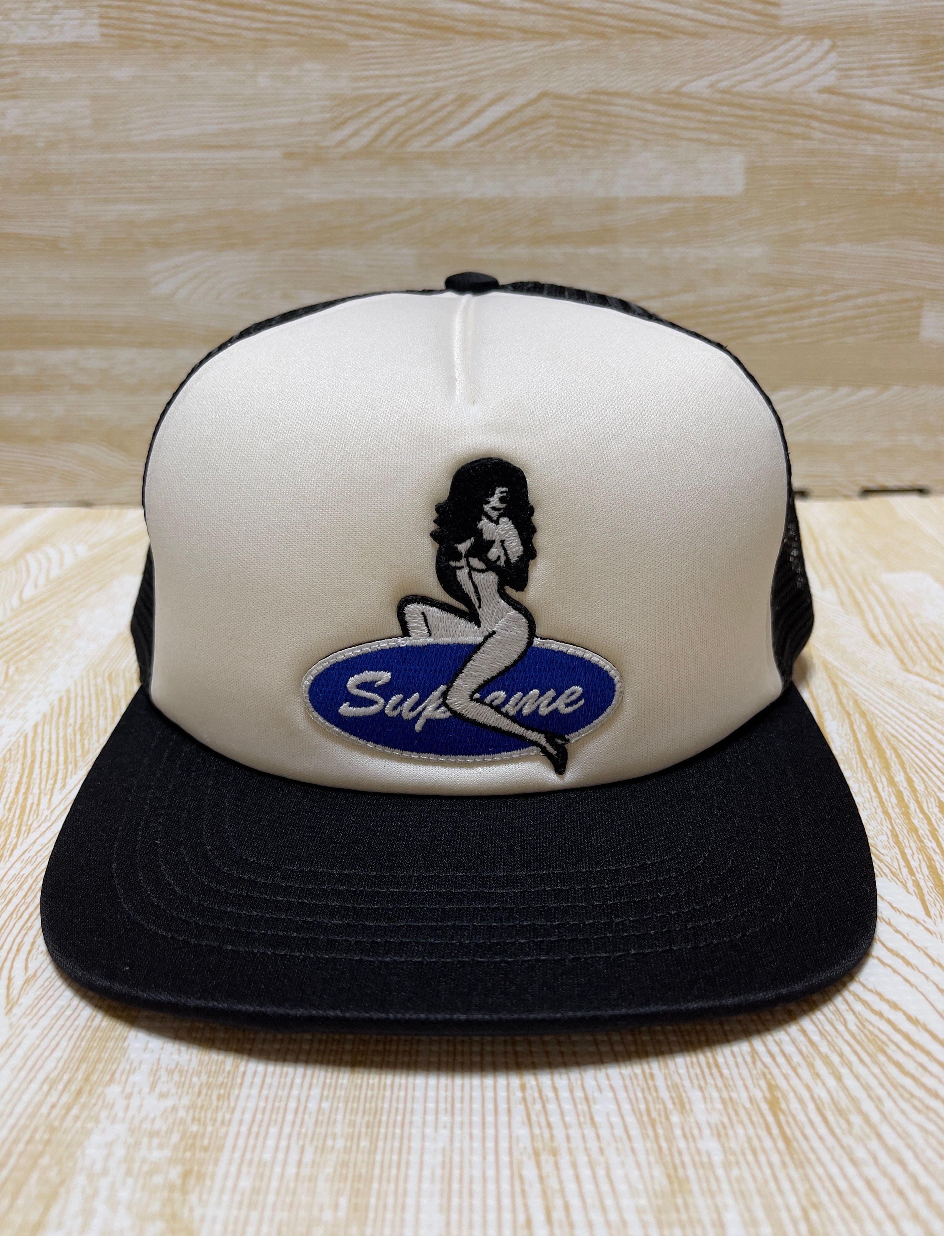 Supreme Pin Up Mesh Back 5-Panel "Black"