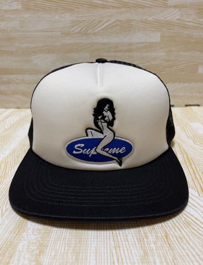 Supreme Pin Up Mesh Back 5-Panel "Black"